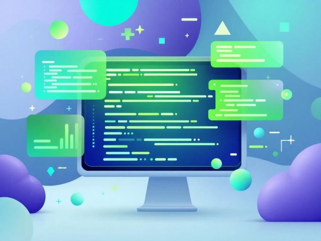 Technologische Grafik mit KI-Modell-Vergleich und LlamaIndex-Tutorial-Symbolen, die fortschrittliche lokale Sprachmodell-Entwicklung darstellen