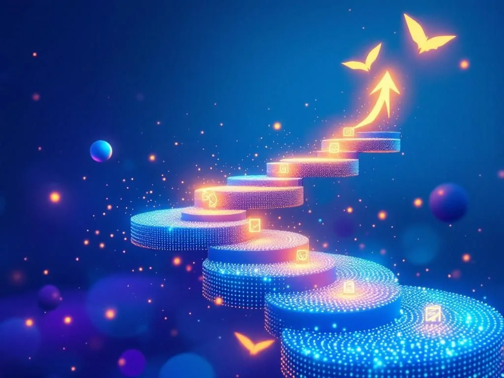 Vergleichende Grafik von KI-Modellen wie Claude, GPT und DeepSeek mit futuristischer Technologie-Darstellung